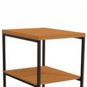 Ver imagem 6 de Mesa de Apoio Industrial com 3 Prateleiras Canela/preto Fosco