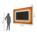 Ver imagem 2 de Painel Mavaular Arcus com LED para Tvs de até 58"