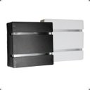 Ver imagem 5 de Arandela Slim 2 Frisos 2 Focos  Interna/Externa Preto Bivolt 110v/220v