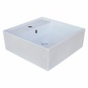 Ver imagem 1 de Cuba De Ceramica Quadrada Mesa Apoio Com Vstcqp Deckol41X41