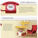 Ver imagem 6 de Telefone Retro com Fio Intelbras Tc8312 Vermelho - Vermelho