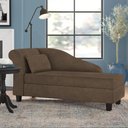 Ver imagem 3 de Recamier Diva França 1,60m Suede Marrom - Inova Decor