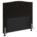 Ver imagem 1 de Cabeceira Estofada Cama Box Casal Queen Size Greta 160cm com Frame Suede Marrom - Abmaza