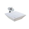 Cuba De Louça Quadrada Angular Com Vstrb Deckol 42X42X12 - 1
