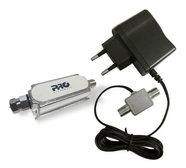 Mini Booster Uhf 40Db Digital Analogico Pqbt 4000 Proeletronic - 1