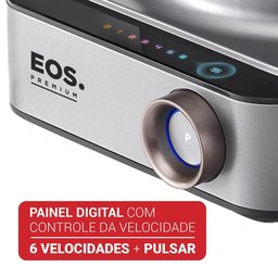 Processador de Alimentos Eos Premium 7 em 1 Multipro Master Digital Prata 1000w Eps03s 110v - 4