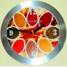 Relógio Parede 30cm Aluminio Spices Temperos Cozinha Kienzle - 4