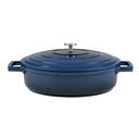 Ver imagem 1 de Cacarola Baixa 28cm One Azul Revestimento Interno Preto - Jomafe 76141328