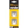Gancho Adesivo Quadrado em Inox com 2 Peças - Vonder - 3