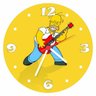 Relógio De Parede Desenho Simpsons Homer Guitarra - 1