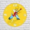 Relógio De Parede Desenho Simpsons Homer Guitarra - 2