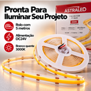 Ver imagem 4 de Kit 2 Fitas LED Cob p/Perfil IRC92 24V 11W 5m 3000k 8mm