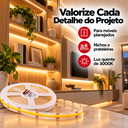 Ver imagem 5 de Kit 2 Fitas LED Cob p/Perfil IRC92 24V 11W 5m 3000k 8mm