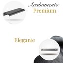 Ver imagem 2 de Kit 20 Puxador Port Gavet Móveis Cozinha Drop Alumínio 125mm - Titanio