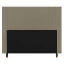 Ver imagem 3 de Cabeceira Cama Box Casal King Size Ferrara 193cm Suede Bege