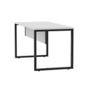 Ver imagem 6 de Escrivaninha Mesa Escritório X 150cm Industrial Cinza e Preto