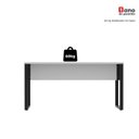 Ver imagem 7 de Escrivaninha Mesa Escritório X 150cm Industrial Cinza e Preto