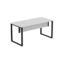 Ver imagem 3 de Escrivaninha Mesa Escritório X 150cm Industrial Cinza e Preto