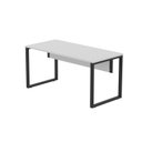 Ver imagem 5 de Escrivaninha Mesa Escritório X 150cm Industrial Cinza e Preto