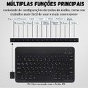 Ver imagem 3 de Kit Teclado e Mouse Bluetooth P/ Tablet Fire Hd10 2021 Rosa