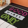 Tapete de Porta Entrada Capacho Antiderrapante Frases - 2