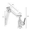 Torneira para Banheiro com Ducha Articulada Água Quente e Fria Monocomando - 6