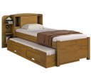 Ver imagem 2 de Cama Solteiro com Cama Auxiliar - Milênio Plus-Cinamomo - Móveis D'Doro