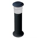 Ver imagem 1 de Poste Balizador Luminária Casa Jardim Sitio Preto 50cm