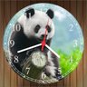 Relógio De Parede Animais Urso Panda Decorações - 3