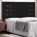 Ver imagem 2 de Cabeceira Gênova Para Cama Box Casal 140 cm Corino - D’Rossi - Preto