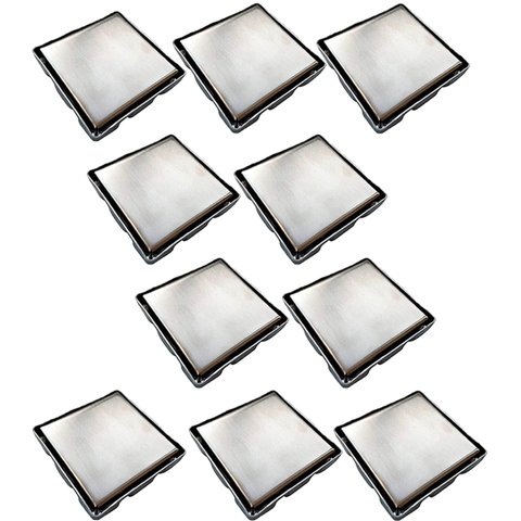 Ralo Invisivel Oculto 15x15 Inox Kit 11 Unidades Banheiro Lavabo Anti Odor Lavanderia Cozinha Seguro