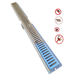Ralo Linear 5x70 Inox Aberta Sifonada e Tela Anti-inseto - 2