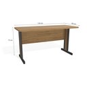 Ver imagem 3 de Mesa Escritório Diretor 1,50m Versátil Kappesberg 1150 Cor Itapuã