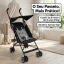 Ver imagem 7 de Carrinho de Bebê Passeio Estilo Guarda Chuva Compacto Turim até 15kg Preto - Baby Style