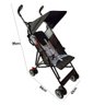Carrinho de Bebê Passeio Estilo Guarda Chuva Compacto Turim Preto - Baby Style - 2