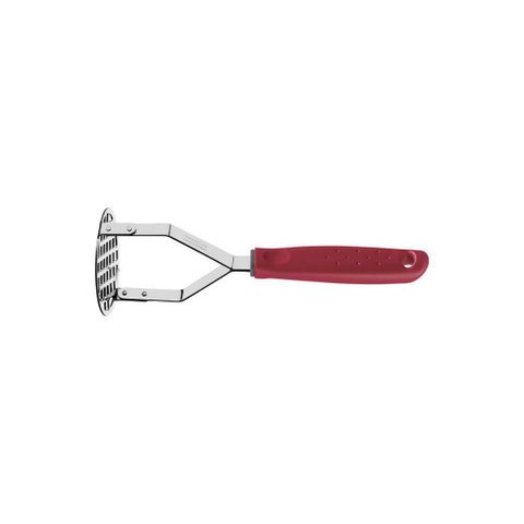 Amassador de Batatas e Feijão Tramontina Utilita em Aço Inox com Cabo de Polipropileno Vermelho