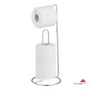 Ver imagem 1 de Suporte Porta Papel Higiênico para 3 Rolos - kit com 2 unid