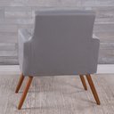 Ver imagem 2 de Capa para Poltrona Decorativa Sala Quarto Recepção Escritório Malha Lisa