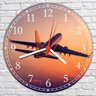 Relógio De Parede Aviões Decoração Avião Interior - 4