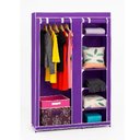 Ver imagem 1 de Guarda Roupa Organizador 5 Prateleiras Multiuso Porta
