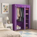 Ver imagem 3 de Guarda Roupa Organizador 5 Prateleiras Multiuso Porta