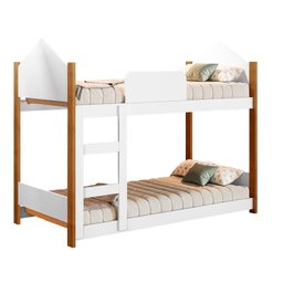 Beliche Infantil Branco com Amêndoa Magia Gabrielli Móveis - 2