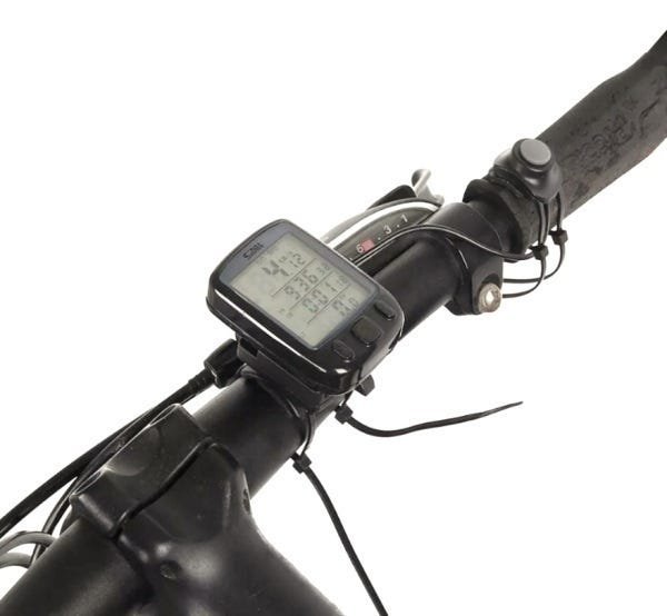 Velocímetro Ciclo Computador Bike Sensor com Fio Luz Noturna - 3