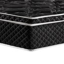 Ver imagem 3 de Colchão Box Casal Queen Size 158cm Molas Ensacadas Bonnel Perola Negra Preto - Gazin