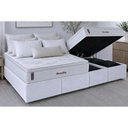 Ver imagem 1 de Cama Box Baú Crc Queen +Colchão Molas Marselha Hellen 158