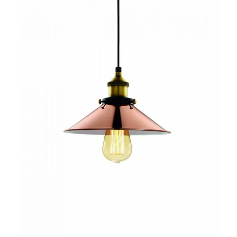 Pendente em Metal na Cor Cobre Mart