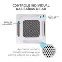 Ver imagem 2 de Ar Condicionado Split Midea Cassete 4 Vias Inverter 36000 BTUS Frio 220V 38CCVF36515MM-40KVQF36M5B-