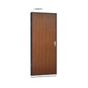 Ver imagem 4 de Porta Madeira com Batente Aço Tradição -215 X 81 Cm R-120 - Mogno:direito