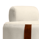 Ver imagem 6 de Kit 02 Poltrona Decorativa Orgânica Erica Sala Bouclê Luxo:Bege Claro