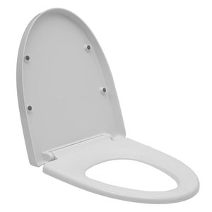 Assento Plástico com Soft Close para Vaso Sanitário Painita Pingoo.casa - Branco